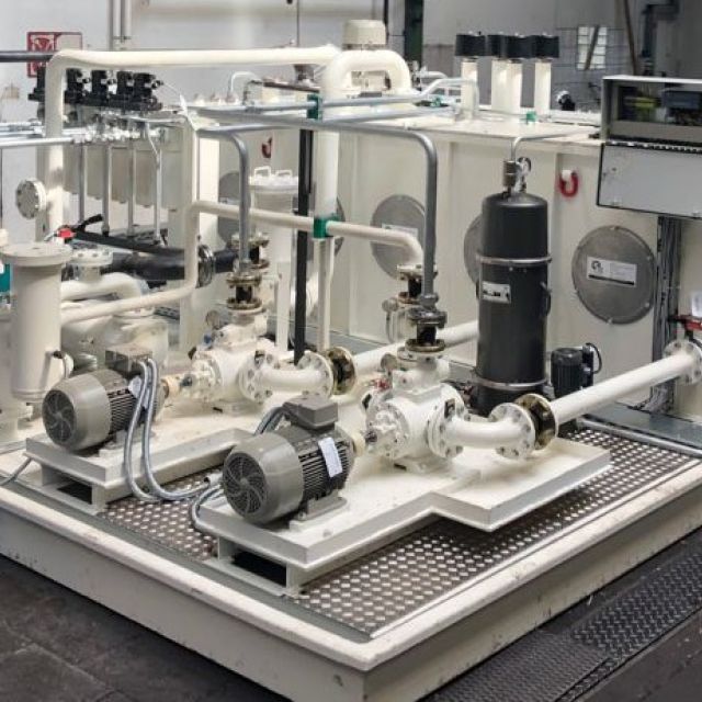 Neubau Hydraulikanalage nach einem Brandschaden