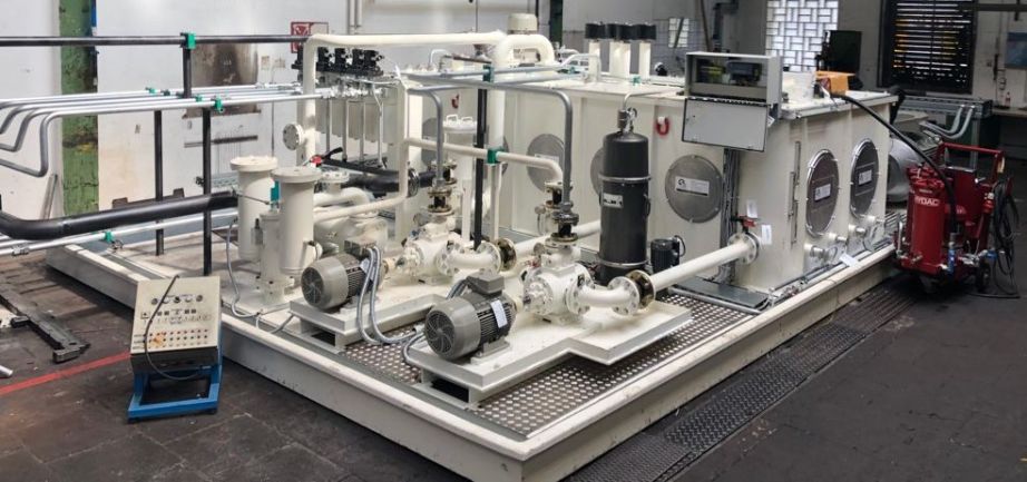 Neubau Hydraulikanalage nach einem Brandschaden