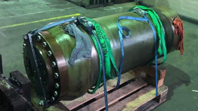 Pressenzylinder kopfseitig neu dichten